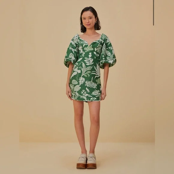green emerald velvet dress Forest Green Flutter Sleeve Mini Dress - Casual Dresses main image 0